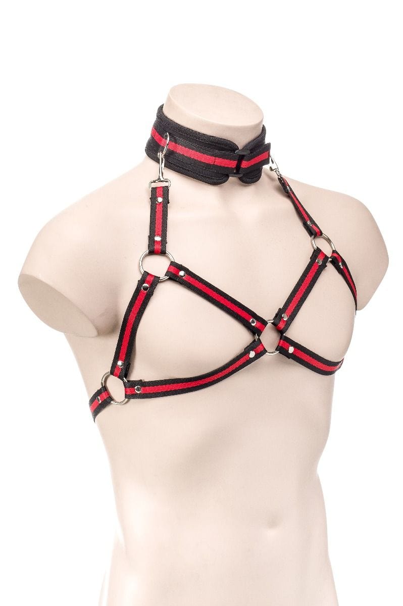 Bondage-Set Schwarz-Rot