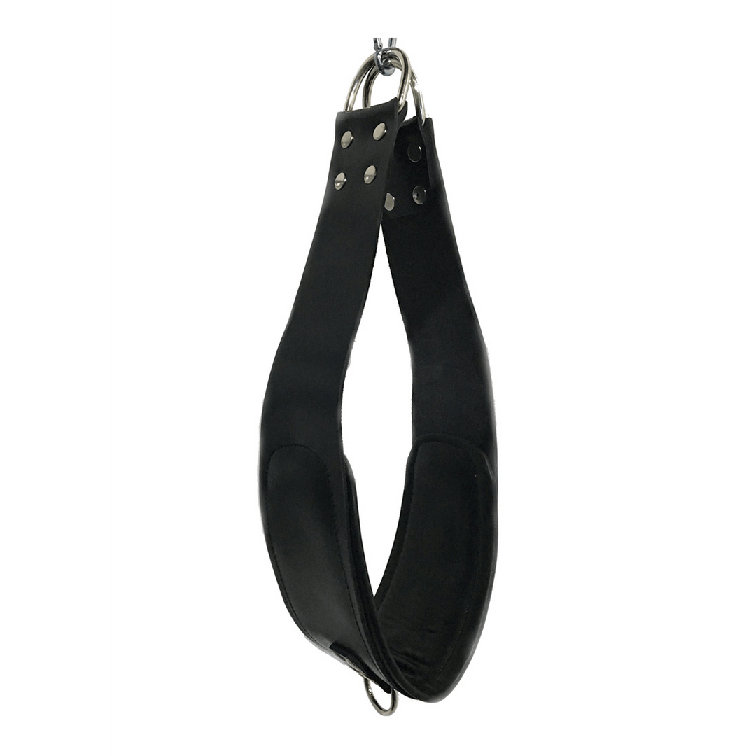 Bondage-Stützschlaufen aus Leder Schwarz 102 cm – Ansicht 3