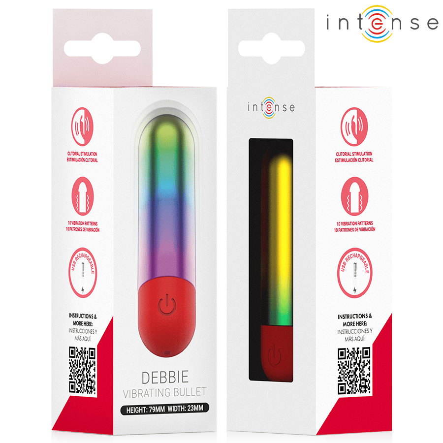 Bullet-Vibrator Debbie für Klitoris Regenbogen – Ansicht 6