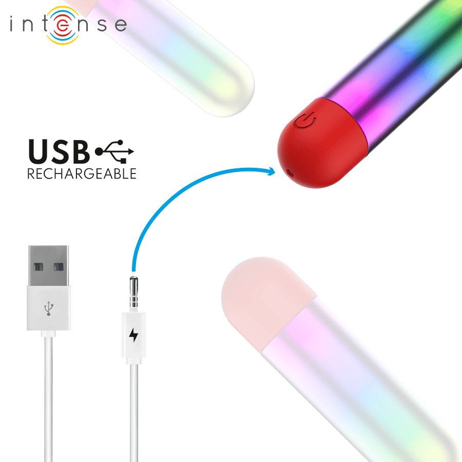 Bullet-Vibrator Debbie für Klitoris Regenbogen – Ansicht 5