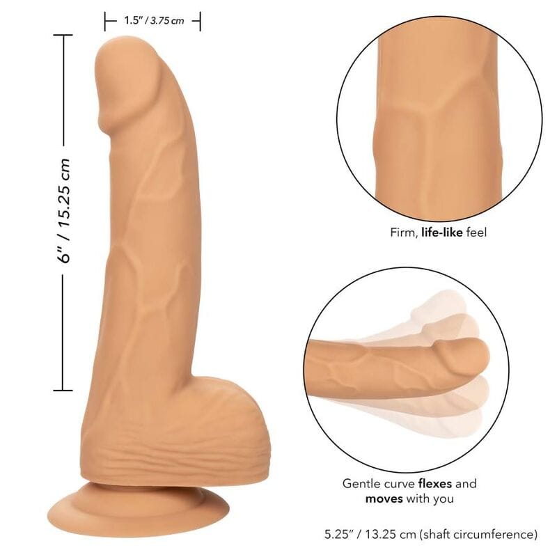 Calexotics - Silikon-Nieten 15.24 cm Haut
