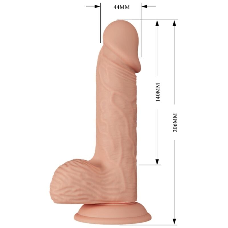 Catoblepas Realistischer Vibrator Natur 20,6 x 4,4 cm – Ansicht 6