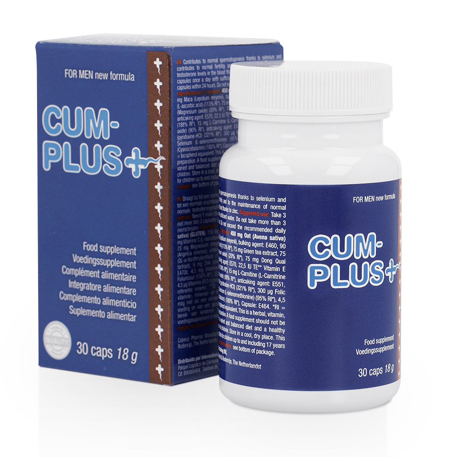 Stimulationsgel Cobeco Cum Plus Nahrungsergänzung für Ihn 30 Tabletten