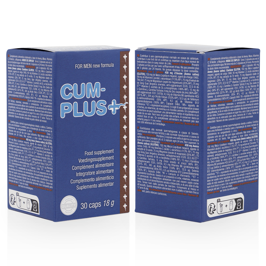 Stimulationsgel Cobeco Cum Plus Nahrungsergänzung für Ihn 30 Tabletten.2