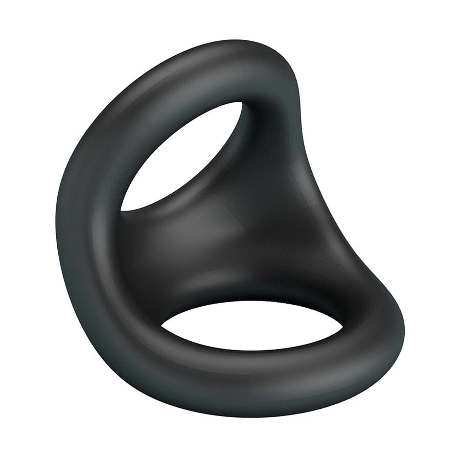 Penisring Nestor Ergonomischer Penis- und Hodenring Schwarz.4