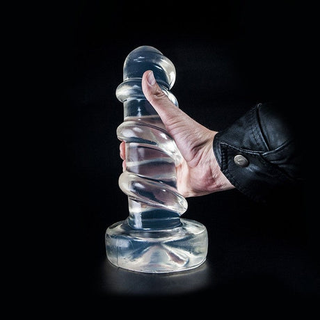 DC Spiral Dildo transparent 29 x 7 cm