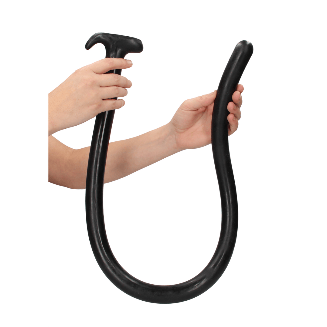 Dildo Ouch Ass Snake aus PVC Schwarz 100 x Ø 2,5 cm – Ansicht 4