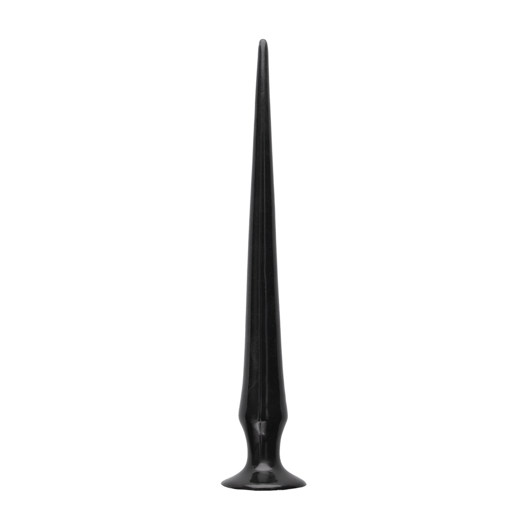 Dildo Ouch Ass Spike aus PVC Schwarz 47 x Ø 4,7 cm