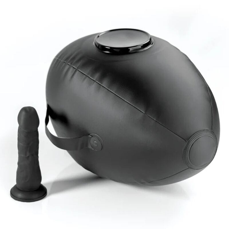 Dildo-Ball Body Dock aufblasbar Schwarz 41,9 cm – Ansicht 2