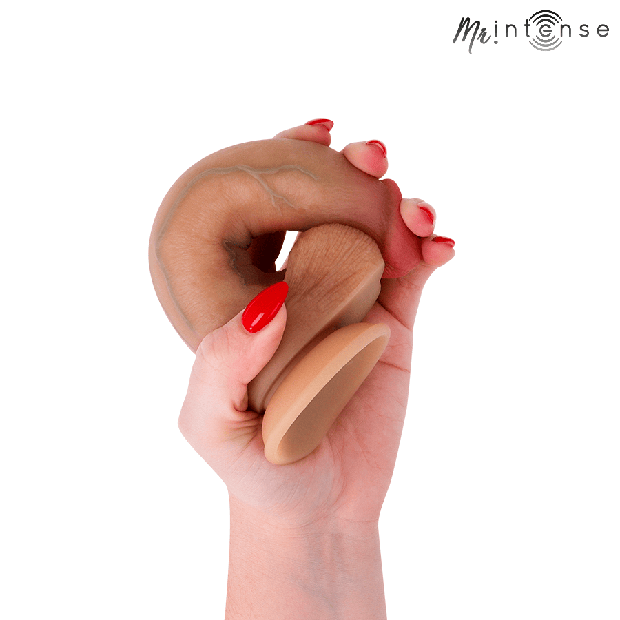 Dildo Bruce S aus Silikon mit Hoden 17,8 cm Ø 4 cm – Ansicht 5