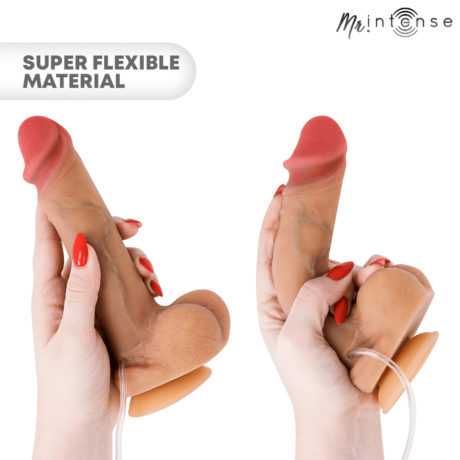 Dildo Danny Spritzer aus Silikon 20,5 cm Ø 4 cm – Ansicht 5