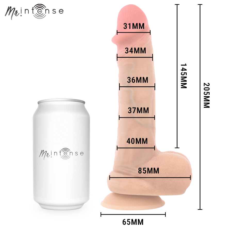 Dildo Danny Spritzer aus Silikon 20,5 cm Ø 4 cm – Ansicht 4