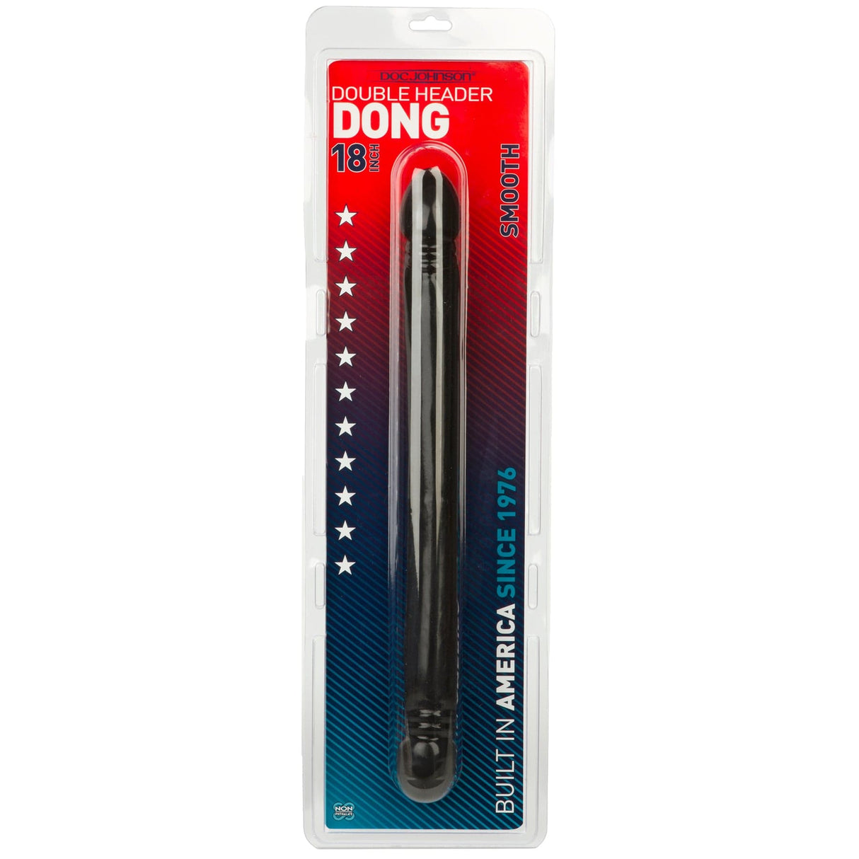 Dildo Double Header schwarz 45,7 x 4 cm