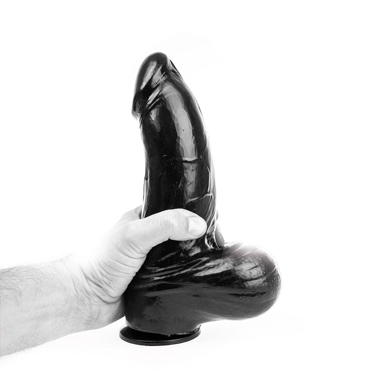 Dildo Fetter Willy Schwarz 26 x 7,5 cm