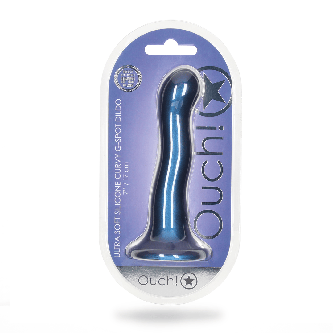 Dildo Ouch G-Punkt aus Silikon ultraweich in drei Farben 17 x Ø 3,7 cm – Ansicht 9