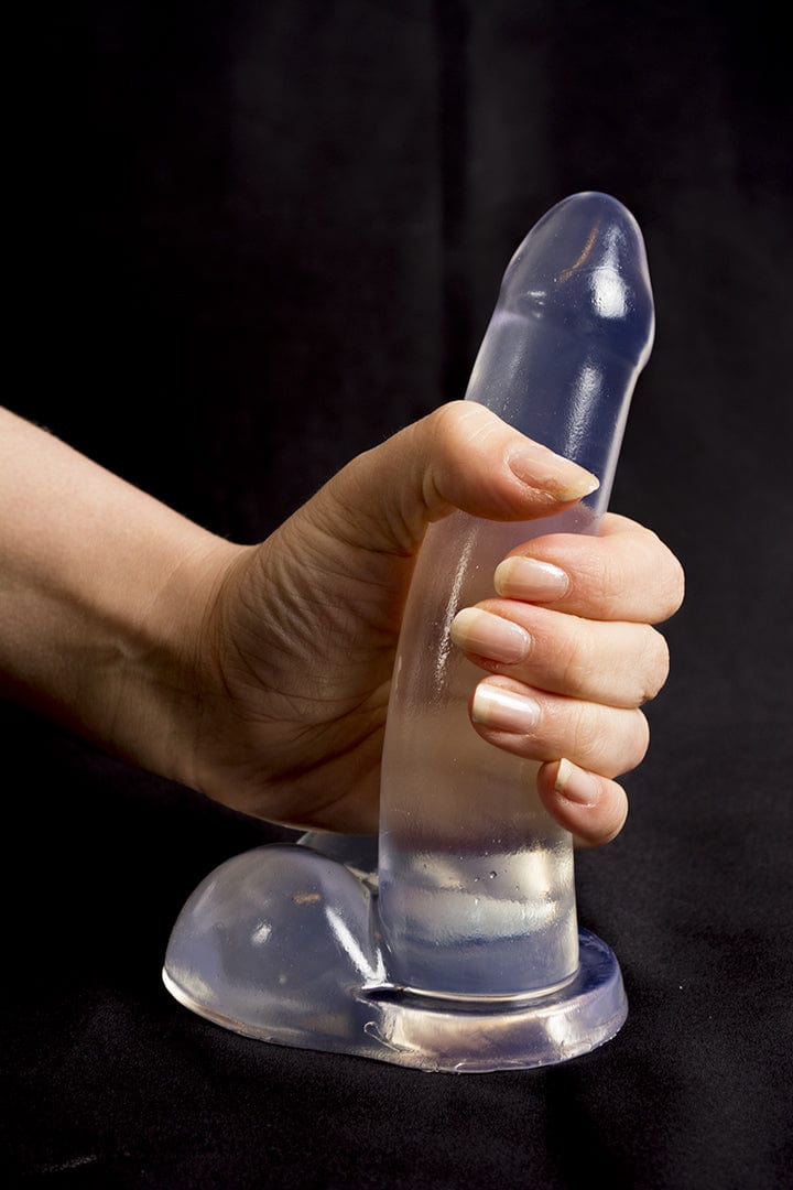 Dildo Glove Transparent 19 x 5,5 cm