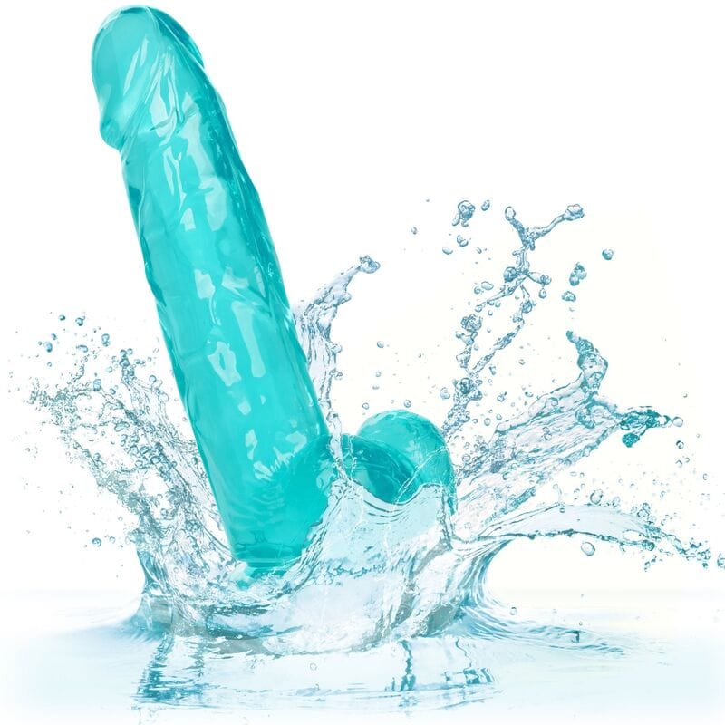 Dildo Große Königin Blau 15,25 x 3,75 cm – Ansicht 5
