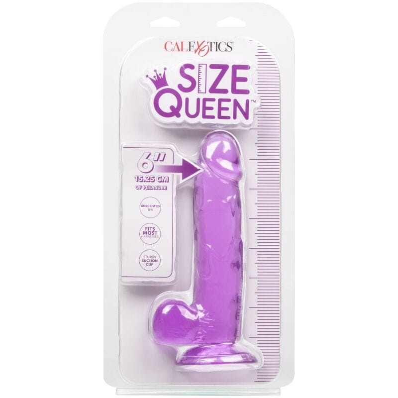 Dildo Große Königin Lila 15,25 x 3,75 cm – Ansicht 4