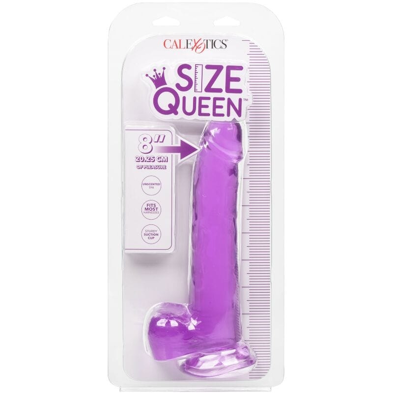 Dildo Große Königin Lila 20,25 x 4,5 cm – Ansicht 7