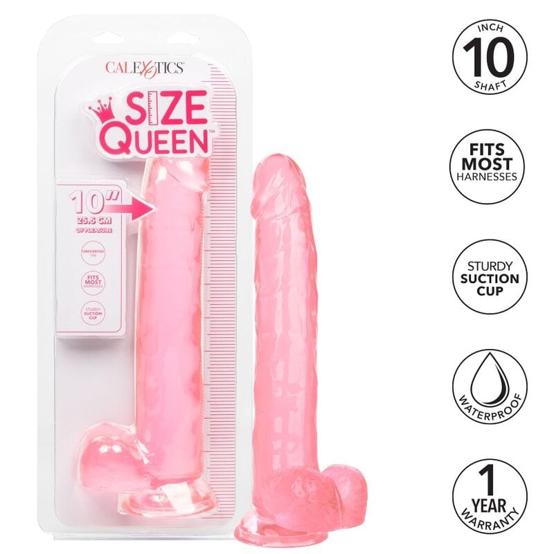 Dildo Große Königin Rosa 25,5 x 5 cm – Ansicht 3