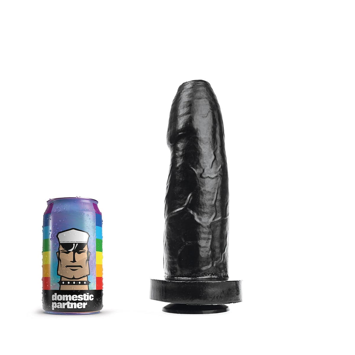 Dildo Handfest Schwarz 25 x 7 cm