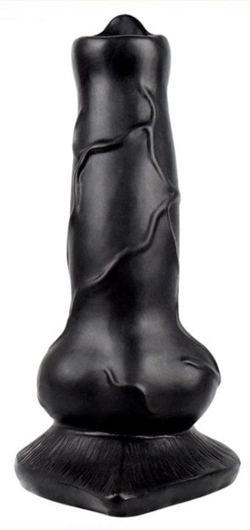 Dildo Hund Schwanz 12 x 4cm Schwarz
