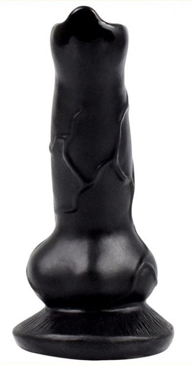 Dildo Hund Schwanz 12 x 4cm Schwarz