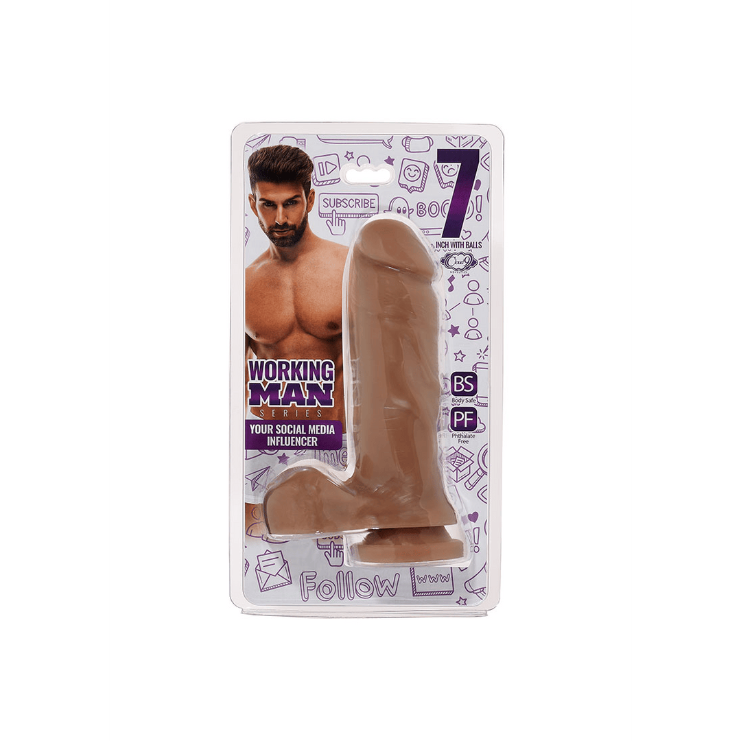 Dildo Influencer Braun 15,9 x Ø 6,4 cm – Ansicht 2