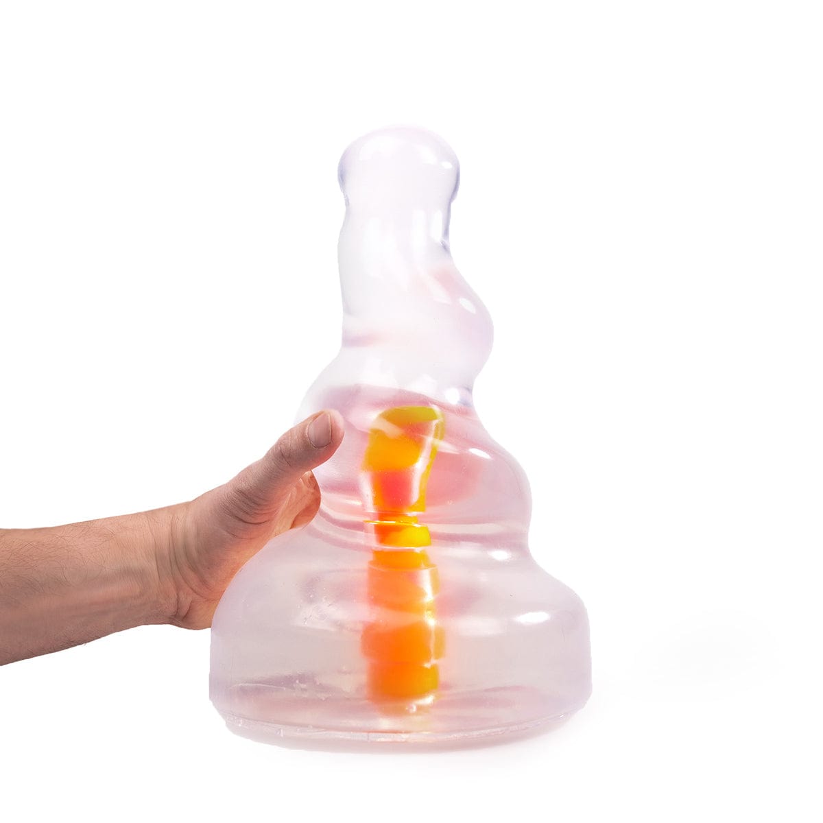 Dildo Kurv Transparent 28 x 10 cm