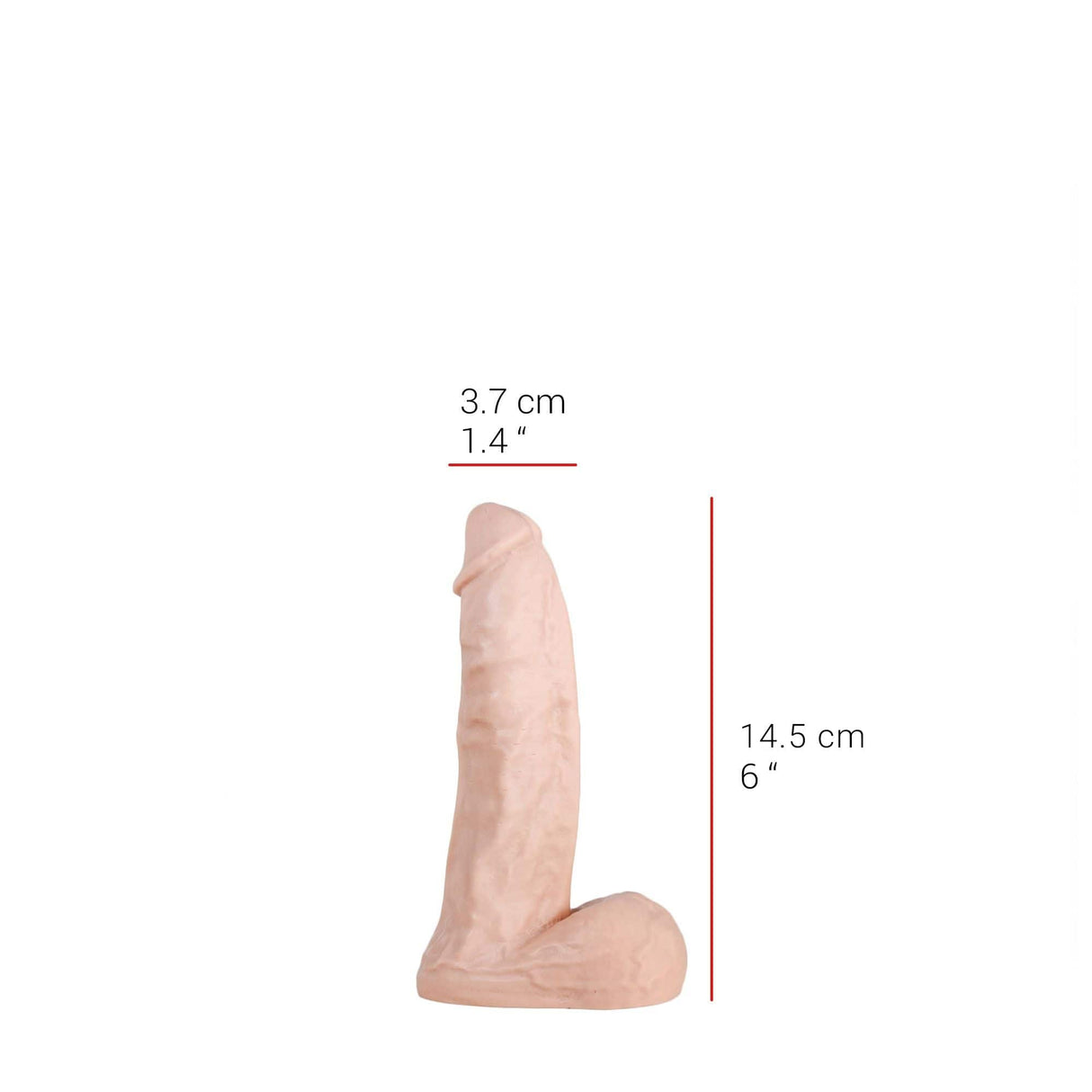 Dildo Lustmacher natur 14,5 x 3,7 cm