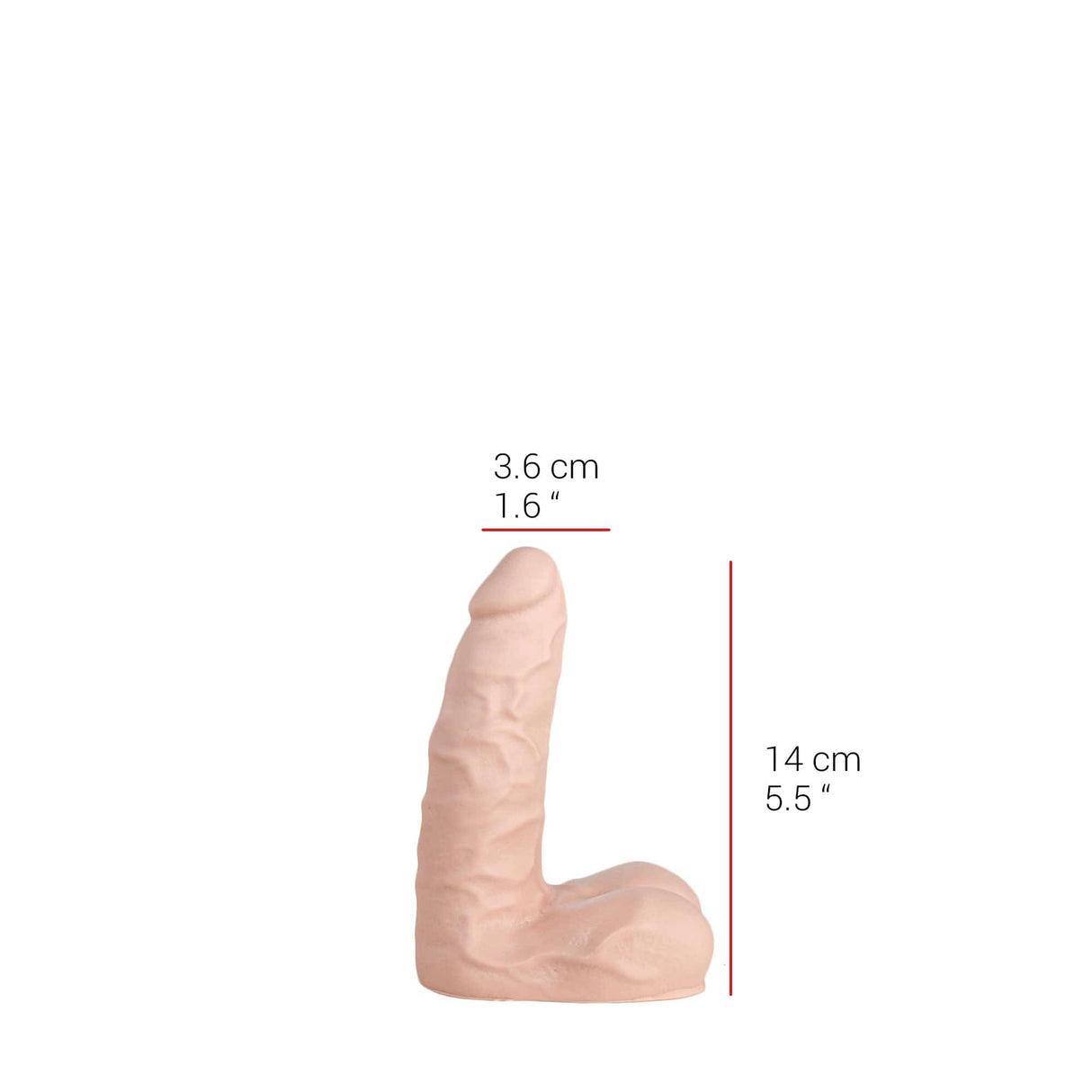 Dildo Lustmacher natur 14 x 3,6 cm