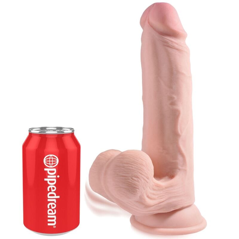 Dildo mit schwingenden Hoden 20,3 cm – Ansicht 2