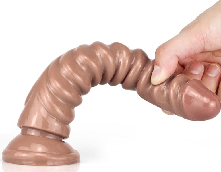 Dildo Monster Squel 20 x 4.5cm Hellbraun