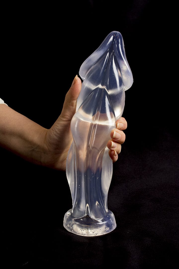 Dildo Monster Wurmling Transparent 30 x 7,5 cm