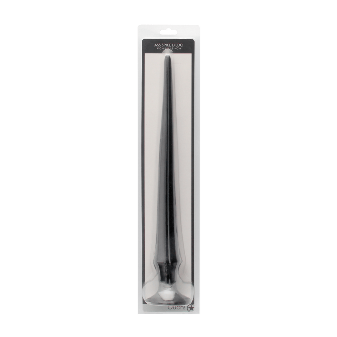 Dildo Ouch Ass Spike aus PVC Schwarz 40 x Ø 4,4 cm – Ansicht 2