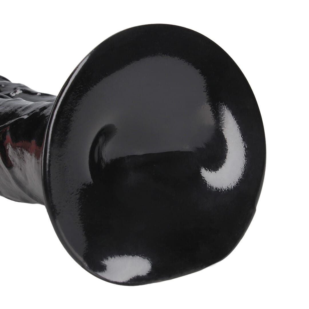 Dildo Ouch Double Titan mit zwei Schäften aus PVC Schwarz 24,5 x 8,9 cm – Ansicht 6