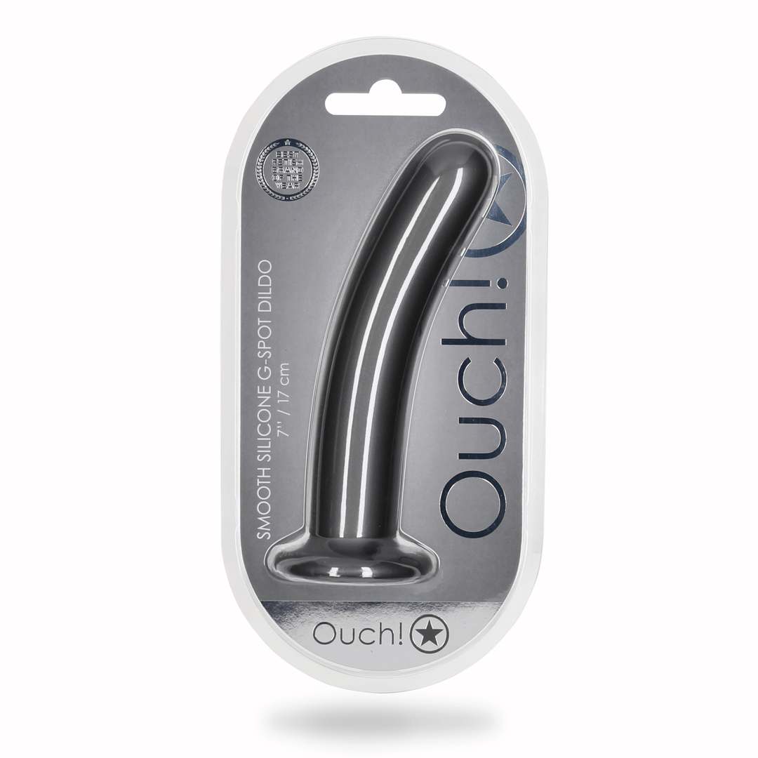 Dildo Ouch G-Punkt aus Silikon glatt in vier Farben 17,1 x Ø 3,4 cm – Ansicht 2