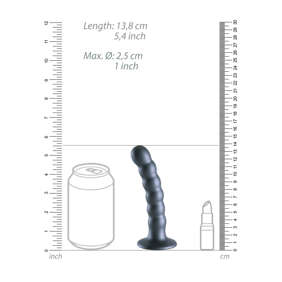 Dildo Ouch G-Punkt aus Silikon mit Perlen in vier Farben 12,8 x Ø 2,5 cm – Ansicht 7