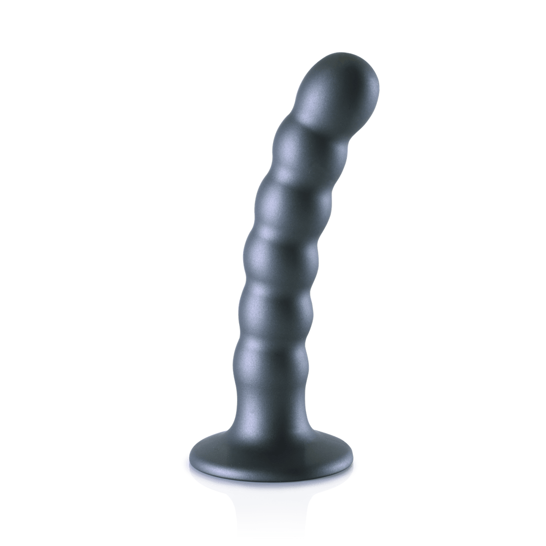 Dildo Ouch G-Punkt aus Silikon mit Perlen in vier Farben 12,8 x Ø 2,5 cm