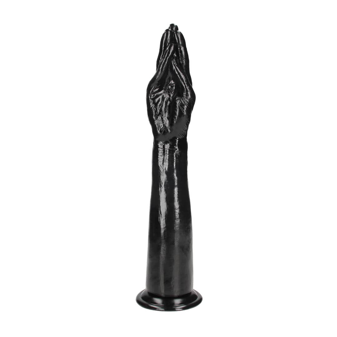 Dildo Ouch Helping Hand mit Unterarm aus PVC Schwarz 38 x Ø 7,3 cm