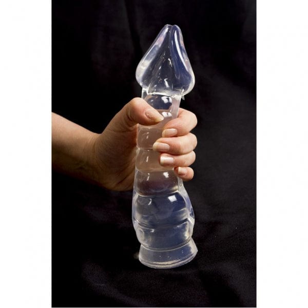 Dildo Pfeil und Bogen transparent 25 x 6,3 cm