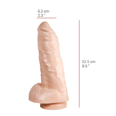 Dildo realistischer Gönner Natur 22,5 x 6,2 cm