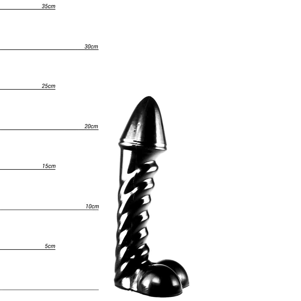 Dildo Rippmaster Schwarz 24 x 6,3 cm
