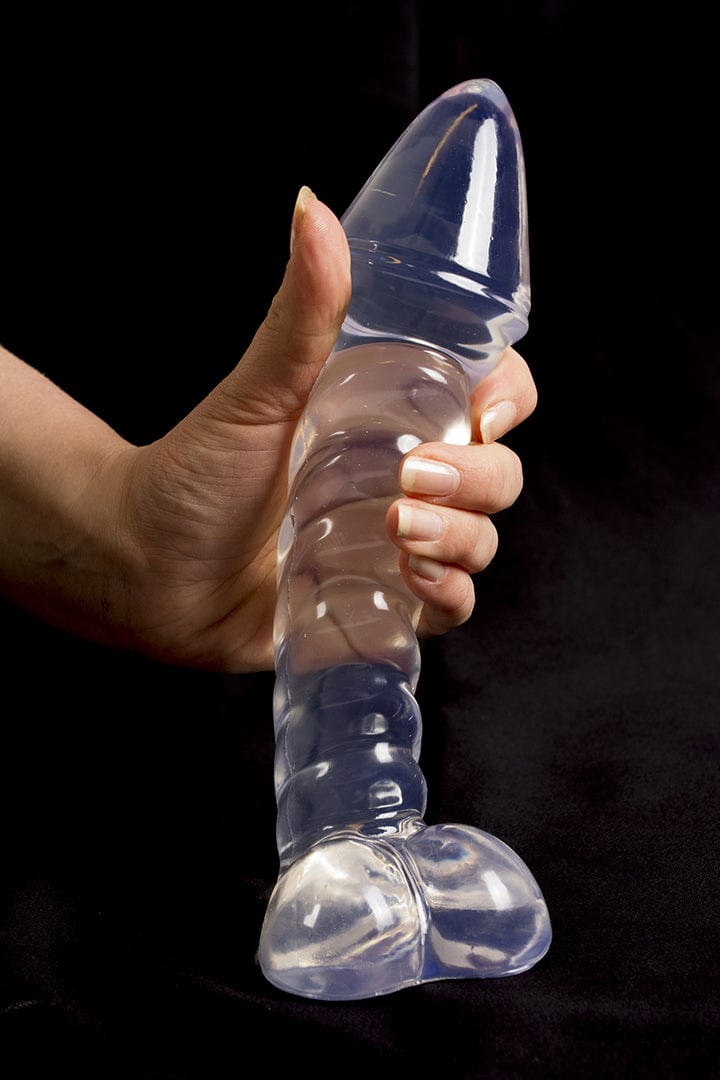 Dildo Rippmaster Transparent 24 x 6,3 cm
