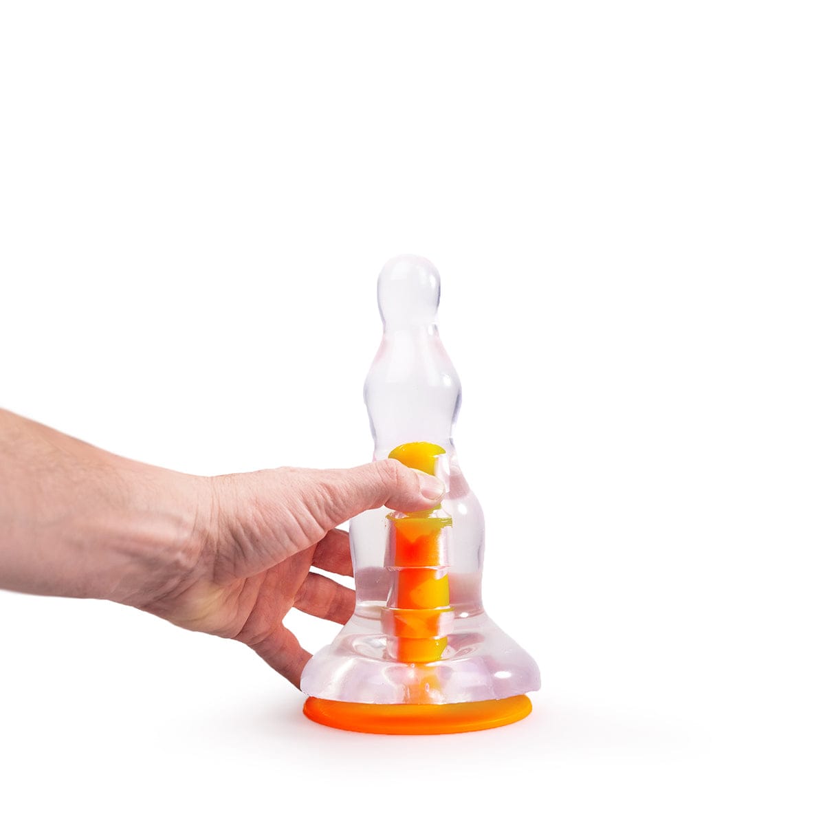 Dildo Rocket Dave Transparent 22,5 x 6,8 cm