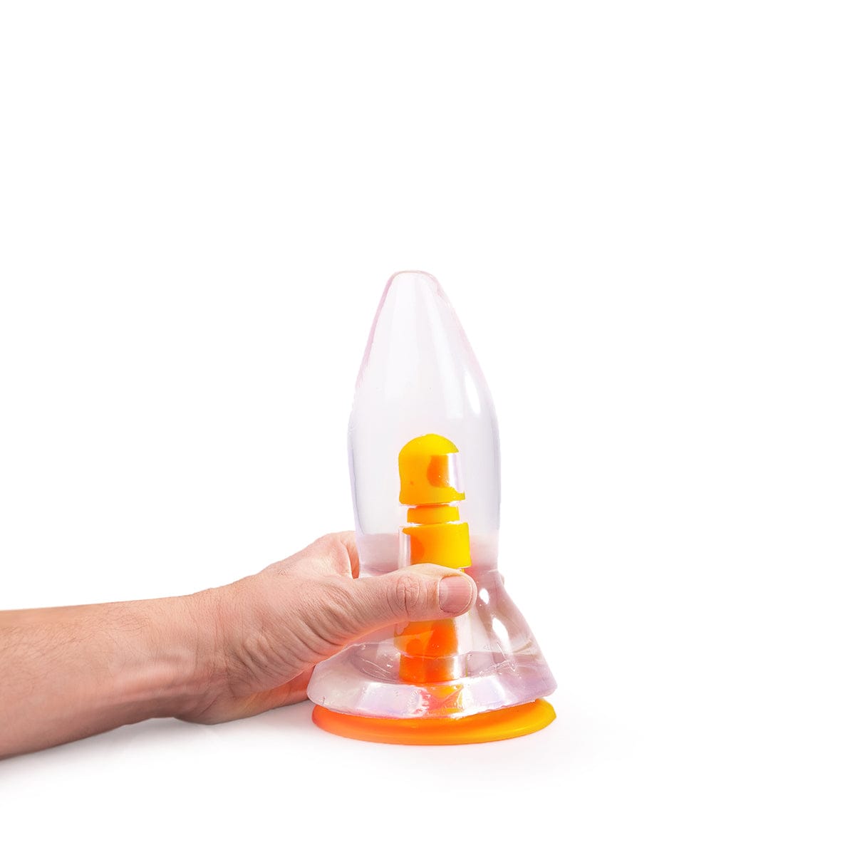 Dildo Rocket Transparent 21 x 8,8 cm