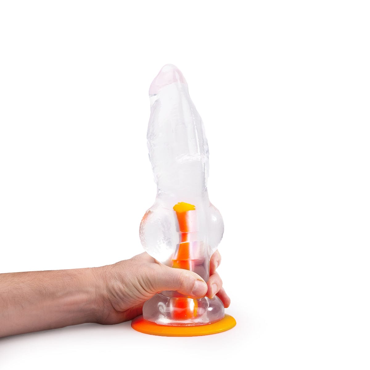 Dildo Rocket Transparent 30 x 6 cm