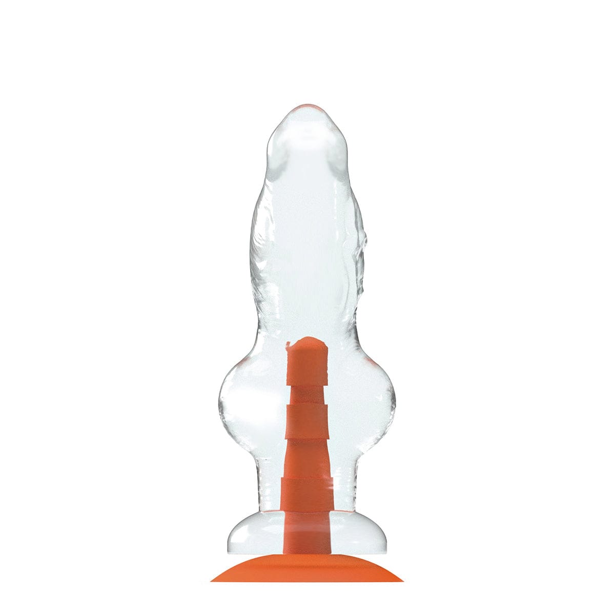 Dildo Rocket Transparent 30 x 6 cm