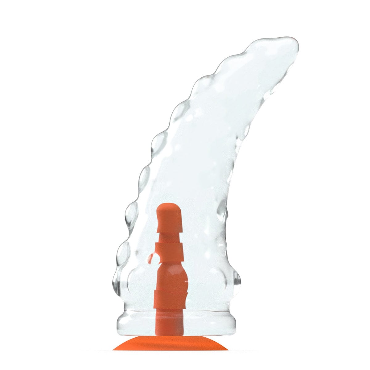 Dildo Rocket Transparent 33 x 8 cm