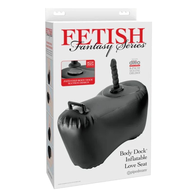 Dildo-Sitz Body Dock aufblasbar Schwarz 69,2 cm – Ansicht 7